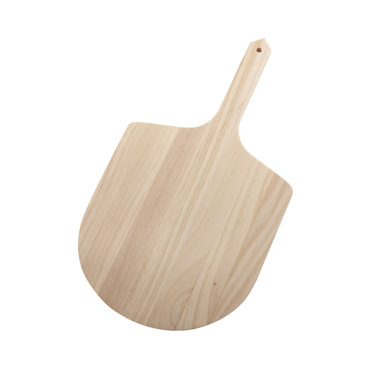 Winco WPP-1222 Wooden Pizza Peel, 12" x 14" x 22"